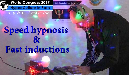 Speed hypnosis and fast inductions.